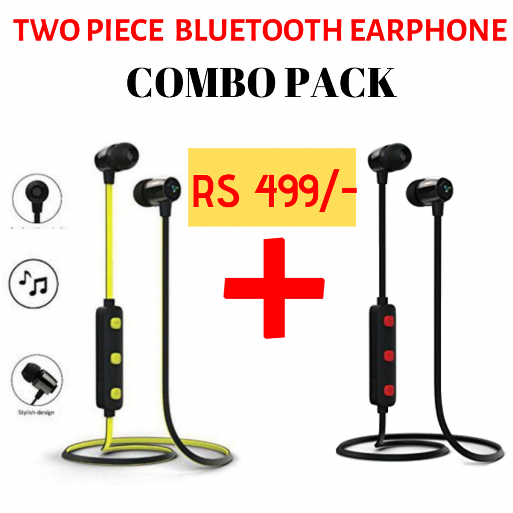 2 Piece Syska H 15 Wireless Bluetooth Earphones With Mic thedealsguru