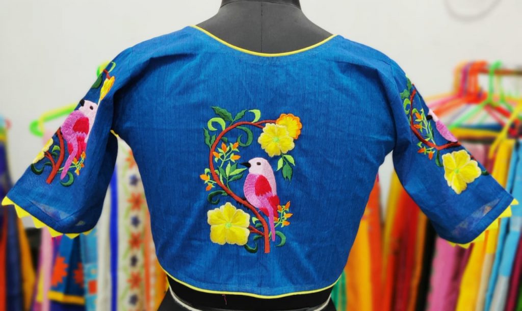  embroidery design for blouse