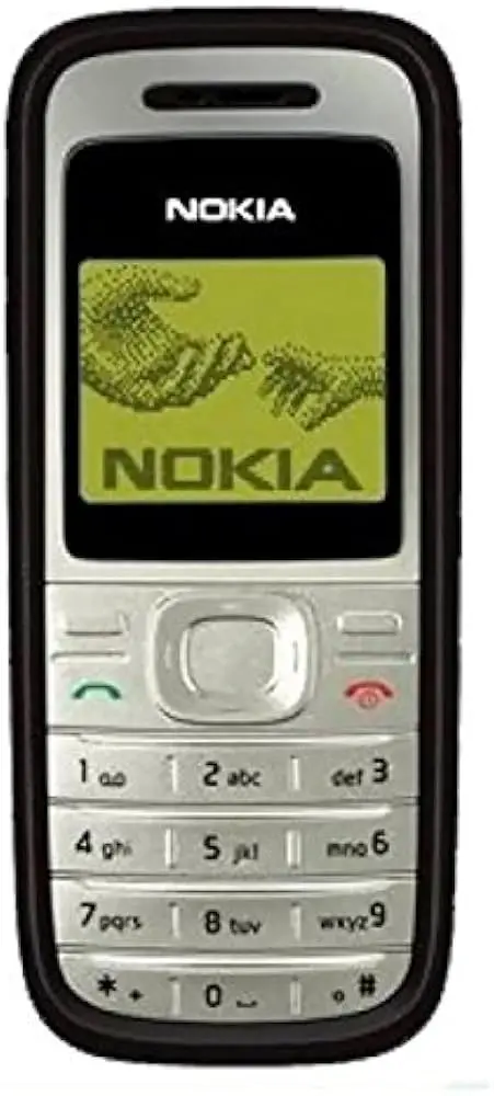 nokia 1200 mobile phone black (3)