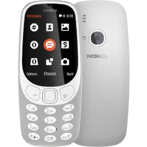 nokia 3310 dual sim keypad mobile with mp3 player, fm radio & rear camera